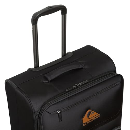 Quiksilver Buxton Suitcases Softside Expandable Luggage with Spinner Wheels, Large 3-Piece Set (20/26/30) (Black) - color: Black