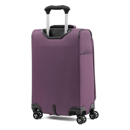 Travelpro Tourlite Softside 21" Expandable Luggage with 4 Spinner Wheels, Lightweight Suitcase, Carry-On, Deep Purple - color: Deep Purple, size: Carry-On 21-Inch