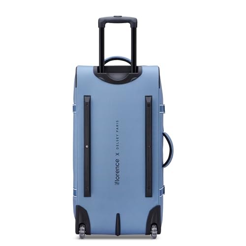 florence by mills On A Roll Two Wheel Rolling Travel Duffle Bag, Zinc Blue, 28 Inch - color: Zinc Blue