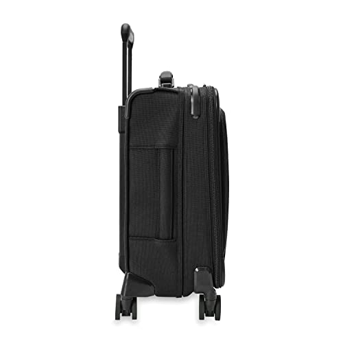 Briggs & Riley Baseline Compact Softside Carry-On Spinner, Black - color: Black, size: 19" Carry-on