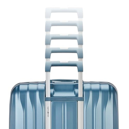 Samsonite UpLIFT Large Checked Hardside Luggage with Spinner Wheels - Airline-Approved, TSA Lock, Adjustable Handle System - Polycarbonate Hard Suitcase for Ultra Lightweight Travel - Elemental Blue - color: Elemental Blue, size: Large Checked Spinner