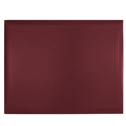GraduationMall 8.5"x11" Smooth Padded Diploma Cover Certificate Holder Maroon,48-Packs - color: Maroon, size: 48 Packs