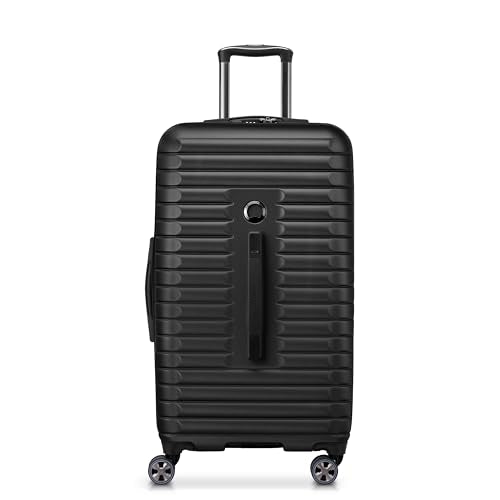 DELSEY PARIS Cruise 3.0, 26 Inch Checked Trunk Luggage, Black - color: Black, size: Checked 26 Inch Trunk