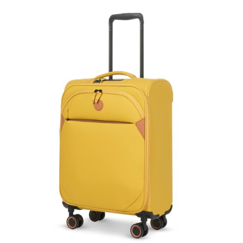 Verage Cambridge Lightweight Luggage, Misted Yellow, Carry-On 20-Inch - color: Misted Yellow, size: 20-Inch