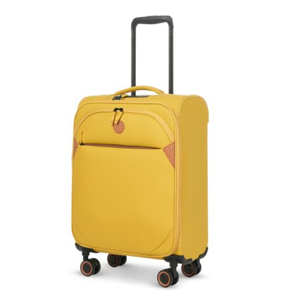 Verage Cambridge Lightweight Luggage, Misted Yellow, Carry-On 20-Inch - color: Misted Yellow, size: 20-Inch