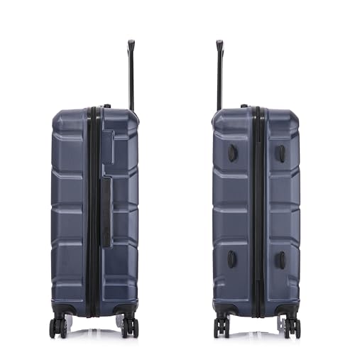 DUKAP SENSE 28-Inch Large Hardside Spinner Luggage Durable Zippered Blue - color: Blue, size: 28 Inch, style: Sense Single