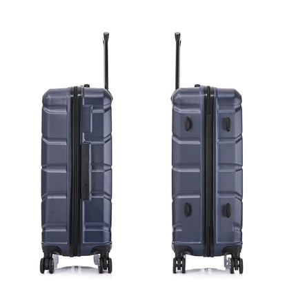 DUKAP SENSE 28-Inch Large Hardside Spinner Luggage Durable Zippered Blue - color: Blue, size: 28 Inch, style: Sense Single