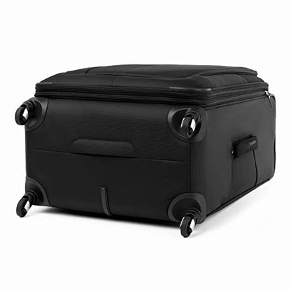 Travelpro Maxlite 5 Softside Checked Luggage Spinner, Black, 29-Inch - color: Black, size: Checked-Large 29-Inch
