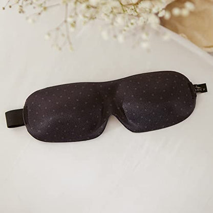 Bucky 40 Blinks No Pressure Beauty & Travel Eye Masks, Gray Dots - color: Gray Dots, size: 1 Count (Pack of 1)