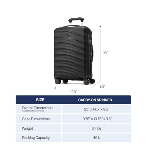 Travelpro Maxlite Air V2 Hardside Expandable Carry-On, Blue, 20-Inch - color: Ensign Blue, size: Carry On 20 Inch
