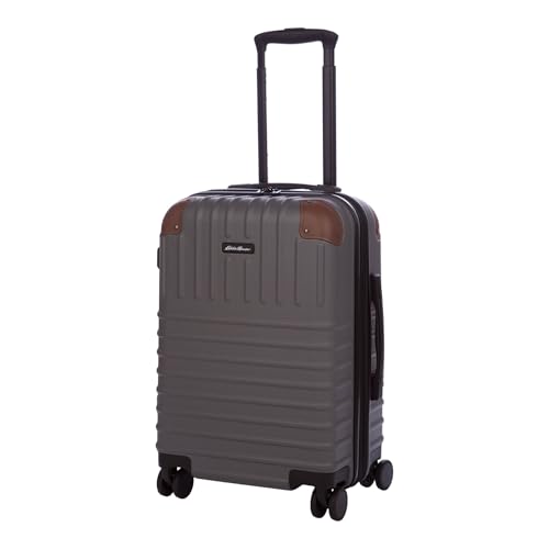 Eddie Bauer Strata Luggage | Hardside | Spinner Wheels | Expandable | Lightweight | Travel Essentials, Cinder, 22" (Carry-On) - color: Cinder, size: 22" (Carry-On)