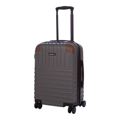Eddie Bauer Strata Luggage | Hardside | Spinner Wheels | Expandable | Lightweight | Travel Essentials, Cinder, 22" (Carry-On) - color: Cinder, size: 22" (Carry-On)