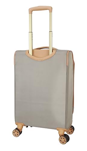 Dockers Seahorse Softside Expandable 8-Wheel Spinner Travel Carry On Luggage, 20-Inch, New British Khaki - color: New British Khaki, size: 20-Inch Carry On
