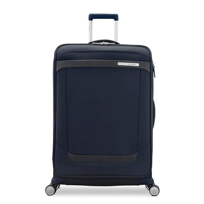 Samsonite Elevation Plus 30-Inch Large Checked Luggage - Expandable Softside Spinner Suitcase - Midnight Blue - color: Midnight Blue, size: Large