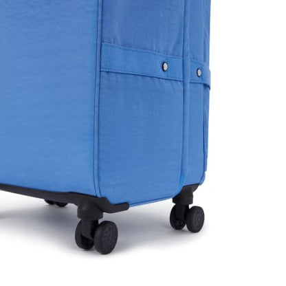 Kipling Women's Spontaneous Large 31-Inch Softside Spinner Wheel Luggage, Integrated TSA Accepted Lock - color: Cocktail Blue, size: Large