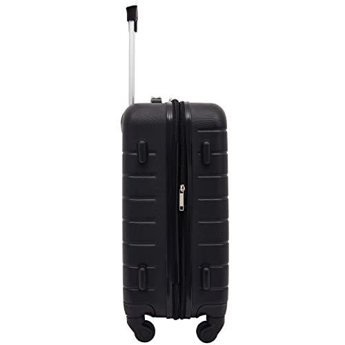 Wrangler Smart Spinner Hardside Luggage, 3 Piece Set, Black - color: Black, size: 3 Piece Set