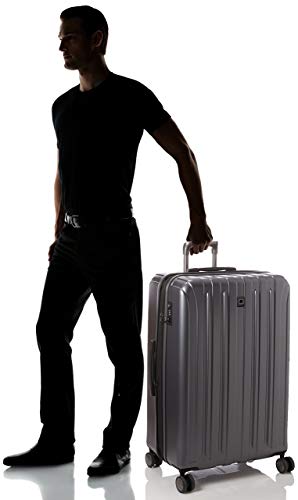 DELSEY PARIS Titanium Hardside Expandable Luggage with Spinner Wheels Checked Luggage, Graphite, Checked-Large 29 Inch - color: Graphite, size: Checked-Large 29 Inch
