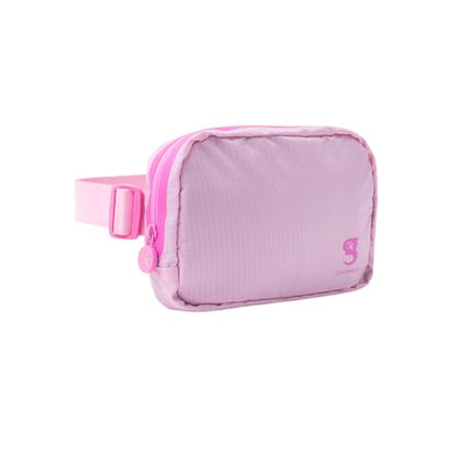 geckobrands Waterproof Belt Bag – Water-Resistant Gear Organizer with Phone Window & Adjustable Strap - color: Bubble Pink