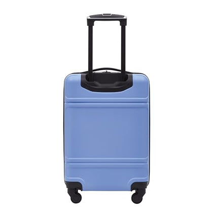 Travelers Club Skyline 22" Carry-On Spinner Luggage, Skyline Blue - color: Skyline Blue