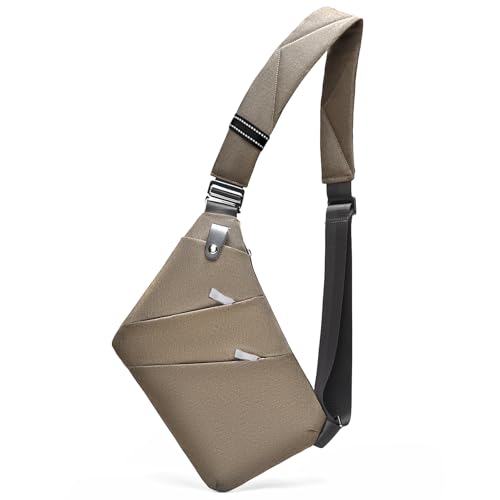 Anti Theft Travel Bag, Travel Anti Pickpocket Purses - color: Khaki