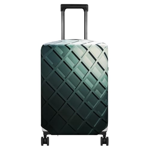 HYPER VENTURE Travel Luggage Cover Suitcase Protector Fits 18-22 Inch, S - color: Dark Grid, size: S