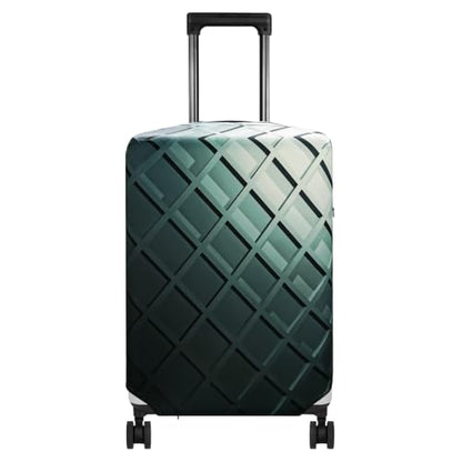 HYPER VENTURE Travel Luggage Cover Suitcase Protector Fits 18-22 Inch, S - color: Dark Grid, size: S