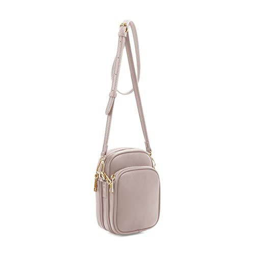 Mali+Lili, Josie Triple Zip Crossbody Bag - color: Stone