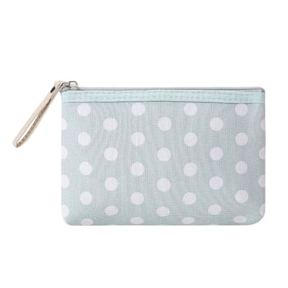 uekeboag Small Polka Dot Canvas Makeup Bag for Purses(04Light Blue) - color: 04Light Blue