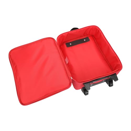 Bioworld Spider-Man Web 14" Youth Soft Sided Luggage - color: Spider-Man Web Red