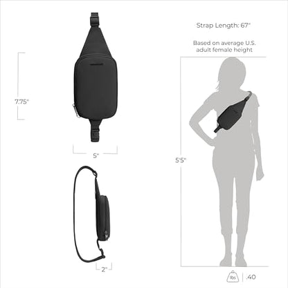Travelon Anti-Theft Roam Compact Sling - color: Black