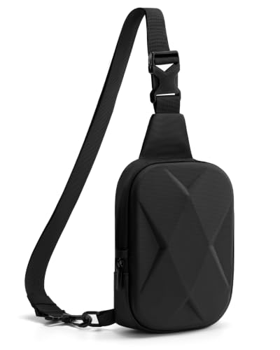 OSOCE Sling Bag for Men, Crossbody Bag EVA, Anti-Theft, Water-Resistant - size: Large