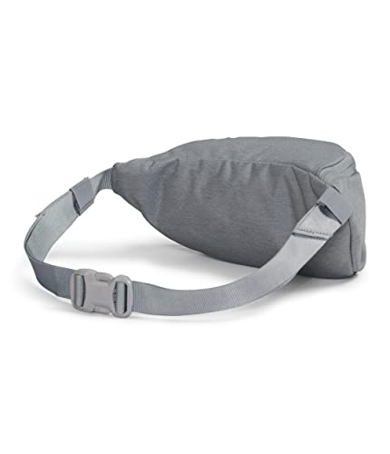 THE NORTH FACE Jester Lumbar Pack | Fanny Pack With Water Repellent Finish, 2.2 Liters, Crossbody Adjustable Strap - color: Mid Grey Dark Heather/TNF Black, size: One Size
