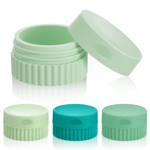 4pcs Silicone Travel Containers,Small Travel Containers For Creams