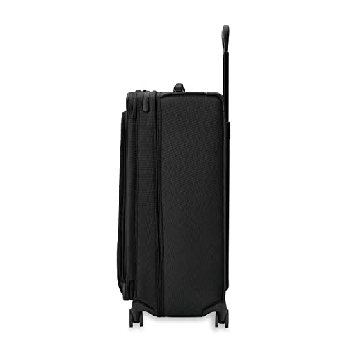 Briggs & Riley Baseline Extra Large Expandable Softside Spinner, Black - color: Black, size: 31" Checked