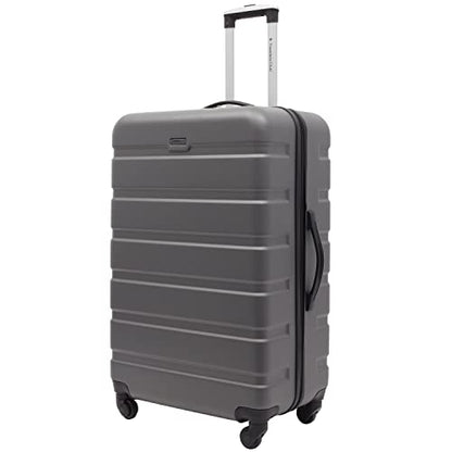 Travelers Club Harper Luggage, Charcoal, 2 Piece Set - color: Charcoal, size: 2-Piece Set
