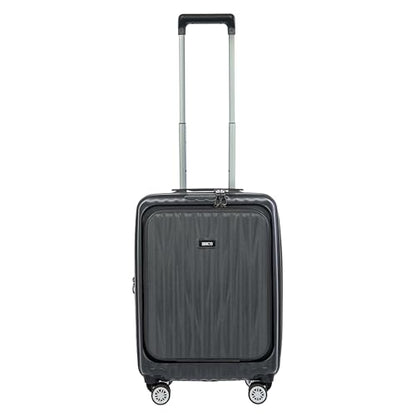 Bric's Cervia 2pc Hardside Expandable Luggage Set, 360° Spinner Wheels, Lightweight Checked Suitcase, TSA-Approved Locks, Durable, (21”/ 30”), Dark Grey - color: Dark Grey, size: 2 Piece Set (21 with Front Pocket / 30)