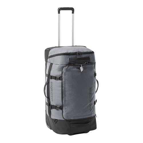 Eagle Creek Cargo Hauler XT Wheeled Duffel - Wheeled Backpack Duffel - Deployable Backpack Straps - Lockable U-Lid & Easy Access Compartment - 29" - color: Charcoal