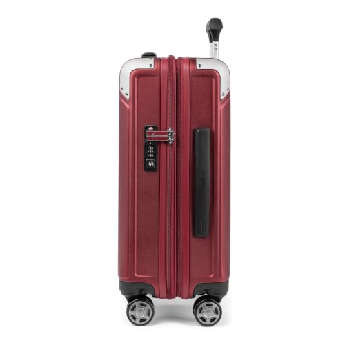 Travelpro Platinum Elite Hardside Expandable Spinner Wheel Luggage TSA Lock Hard Shell Polycarbonate Suitcase, Daring Red, Carry-on 21-Inch - color: Daring Red, size: Carry-on 21-Inch