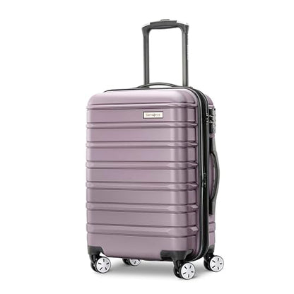 Samsonite Omni 2 Hardside 2 Piece Set - Includes Carry-On & Medium Checked Suitcases - 360° Dual Spinner Wheels - Integrated TSA Lock & Expansion - Amazon Exclusive - ICY LILAC - color: Icy Lilac, size: 2-Piece Set (Carry-on/Medium)