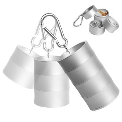 Mini Travel Ring Holder Keychain, Portable Jewelry Holder Keychain - color: Silver