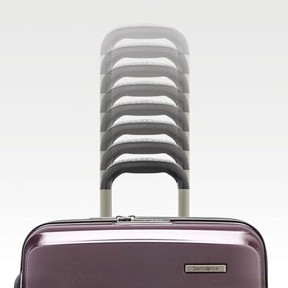 Samsonite 2 Piece Luggage Set with 21/28” Hardside Lightweight Octiv (Carry-On Pro with Front Pocket & Large Checked) Expandable, Four Spinner Wheels, Adjustable Handle, TSA Approved Lock - Purple - color: Amethyst Purple, size: 2-Piece Set (Pro 21 with F