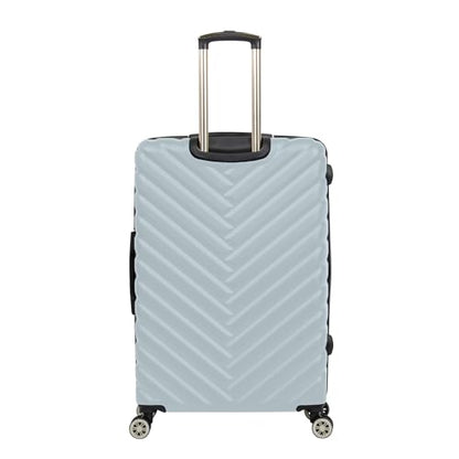 Kenneth Cole REACTION Madison Square Lightweight Hardside Chevron Expandable Spinner Luggage, Slate, 28-Inch Checked - color: Slate, size: 28-Inch Checked