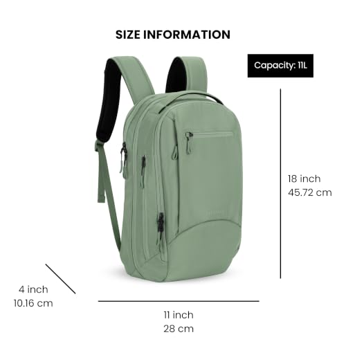 Sherpani Crew Travel Backpack for Women, Commuter Daypack (Olivine) - color: Olivine