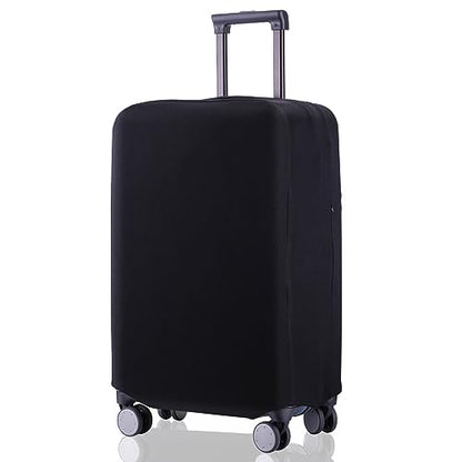 Travel Luggage Cover Suitcase Protector Scratch-Resistant Fit 19-31 Inch, Not Included Suitcase (Black, 2XL(30-31inch)) - color: Black, size: 30-31 inch