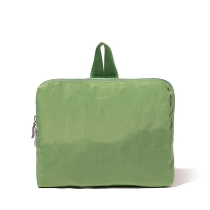 Baggallini Women's Carryall Packable Backpack, Moss - color: Moss