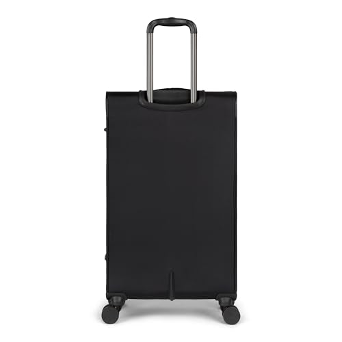 Quiksilver Buxton Suitcases Softside Expandable Luggage with Spinner Wheels, Large 3-Piece Set (20/26/30) (Black) - color: Black