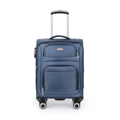 20'' Carry on Luggage,Softside Suitcase,Expandable 15% - color: Blue, size: Carry-On 20-Inch