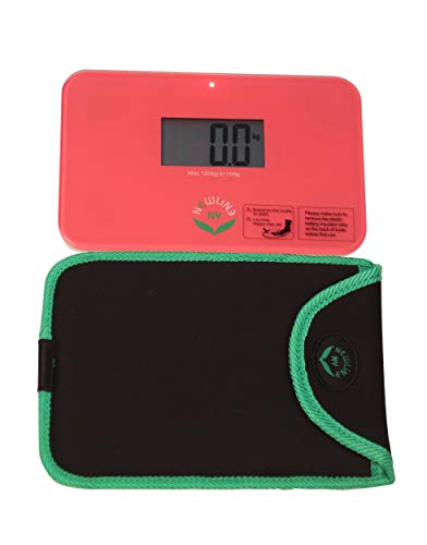 600 Super Mini Travel Bathroom Scale with Sleeve, Strawberry Ice - color: Strawberry Ice