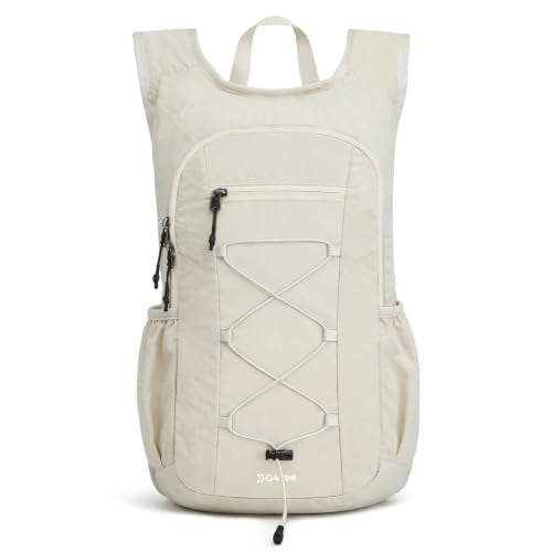 G4Free 20L Lightweight Packable Hiking Backpack for Women Men - color: Beige