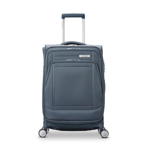 Samsonite UpLIFT Lightweight Large Checked Softside 3-Piece Luggage Set with Spinner Wheels - Expandable - Airline-Approved, Polyester Soft Suitcase for Ultra Light Travel - Elemental Blue - color: Elemental Blue, size: 3-Piece Set (CO/MD/LG)
